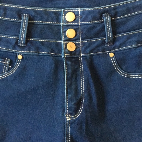 High waisted denim jeans - Picture 2 of 8